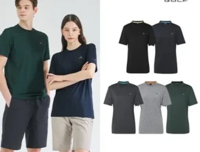 요즘 핫한 24SS 로고 남녀공용 기능성 티셔츠 5종 가성비 좋은 제품