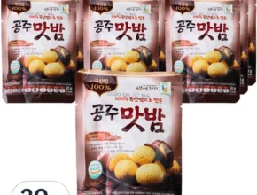 핫딜 농가애 국산밤으로 만든 공주맛밤 50g  30봉 베스트셀러
