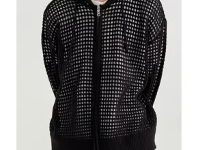 요즘 핫한 라씨엔토 24 SUMMER 펀칭 후드 니트 집업슬리브리스 탑  TOP 제품