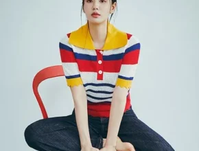 내돈내산 셀렙샵 에디션 24SS 크로셰 멀티 스트라이프 니트 추천