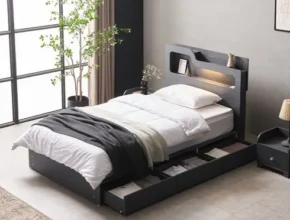 인플추천 에넥스 소피아 LED 유로탑 수납 침대 수퍼싱글 품질 가격 최고 제품