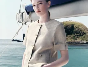 특가 칼라거펠트 24SS 프렌치 린넨혼방 테일러드 자켓 베스트셀러