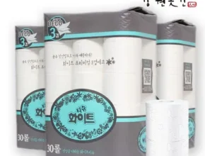 인플추천 하얀티슈화장지30m 90롤 3팩세트 만족도 최고 제품