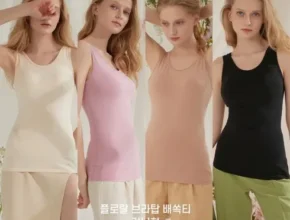 인플추천 WOX24 SS 세미스퀘어 런닝형 브라탑배쏙티 코튼모달 4종 핫 아이템